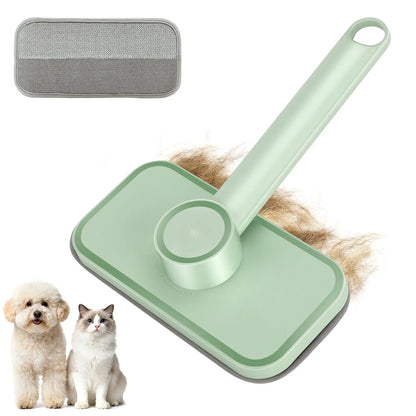 Adjustable Cat Hair Remover Brush - Effective Pet Hair Cleaning Tool for Carpets and Floors, Perfect Valentine's Day Gift!