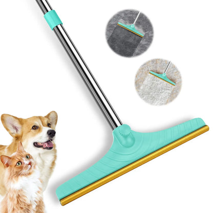 Adjustable Cat Hair Remover Brush - Effective Pet Hair Cleaning Tool for Carpets and Floors, Perfect Valentine's Day Gift!