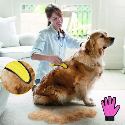 Adjustable Cat Hair Remover Brush - Effective Pet Hair Cleaning Tool for Carpets and Floors, Perfect Valentine's Day Gift!