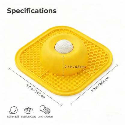 Dog Slow Feeder & Lick Mat Combo – Reduces Anxiety, Boredom & Fast Eating