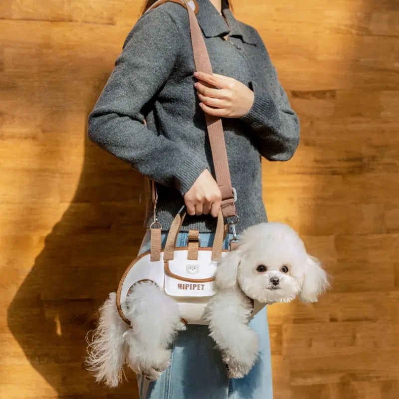 Hipipet Multi-Function Dog Backpack Leash - Portable, Breathable, Hands-Free Carrier with Air Mesh Design for Outdoor Adventures