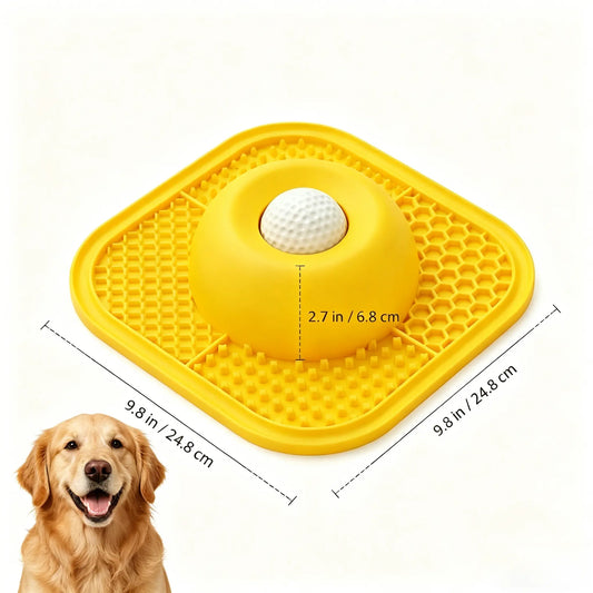 Dog Slow Feeder & Lick Mat Combo – Reduces Anxiety, Boredom & Fast Eating